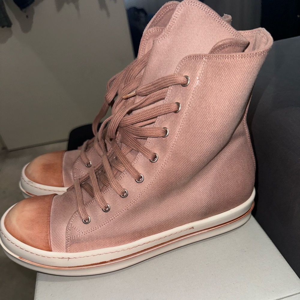 Rick Owens DRKSHDW High Top Sneakers
